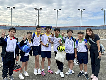 The Champion in 2023 / 24 Outreach Coaching Cycling Competition (1st Round Time Trail and XCE)